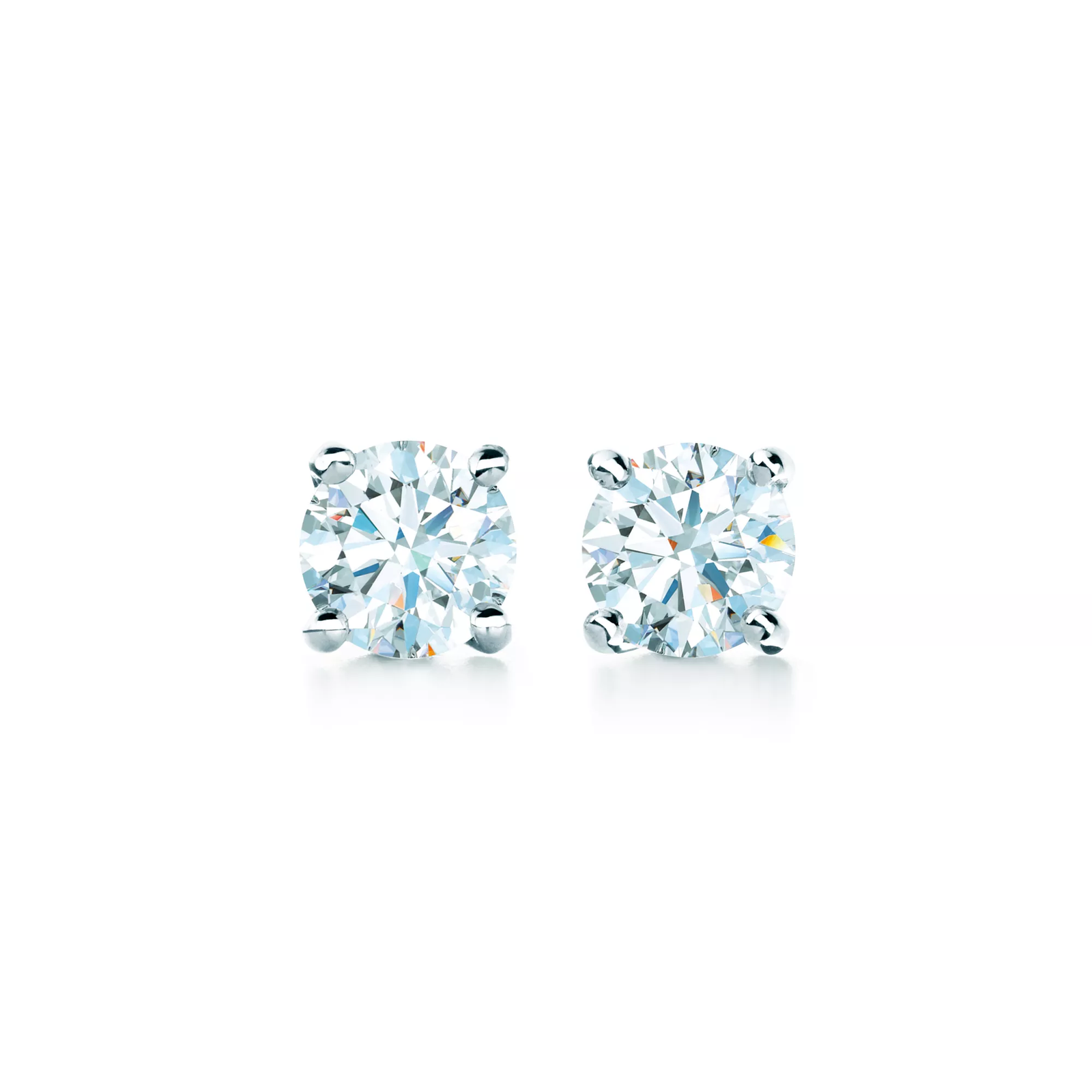 Diamond Stud Earrings in Platinum