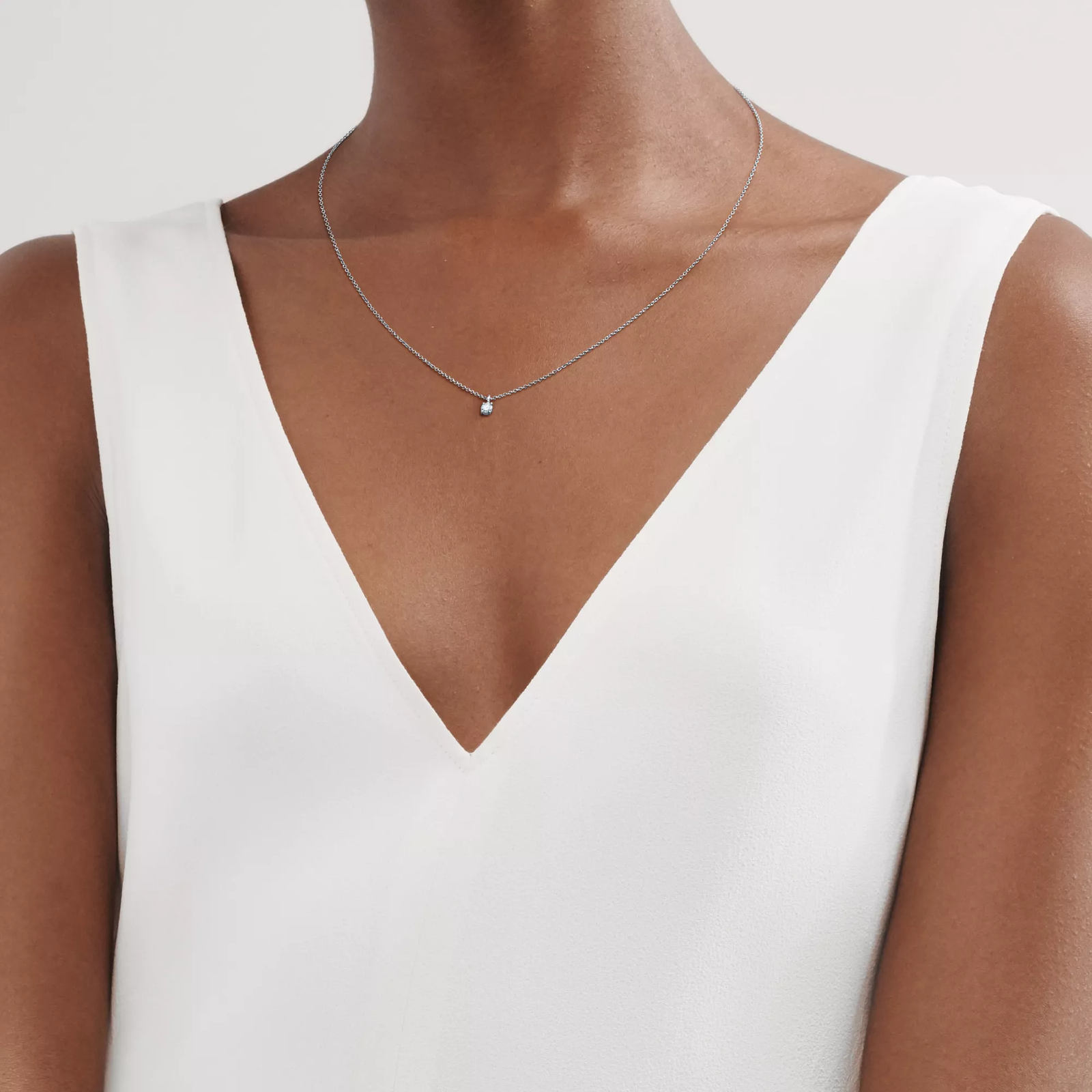 Diamond Pendant in Platinum