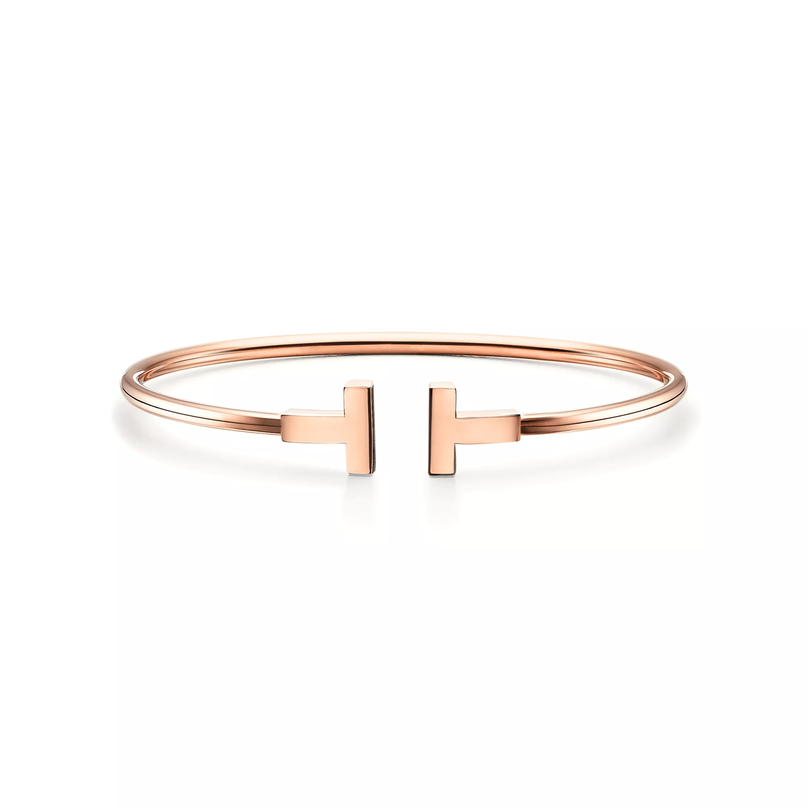 Wire Bracelet in Rose Gold