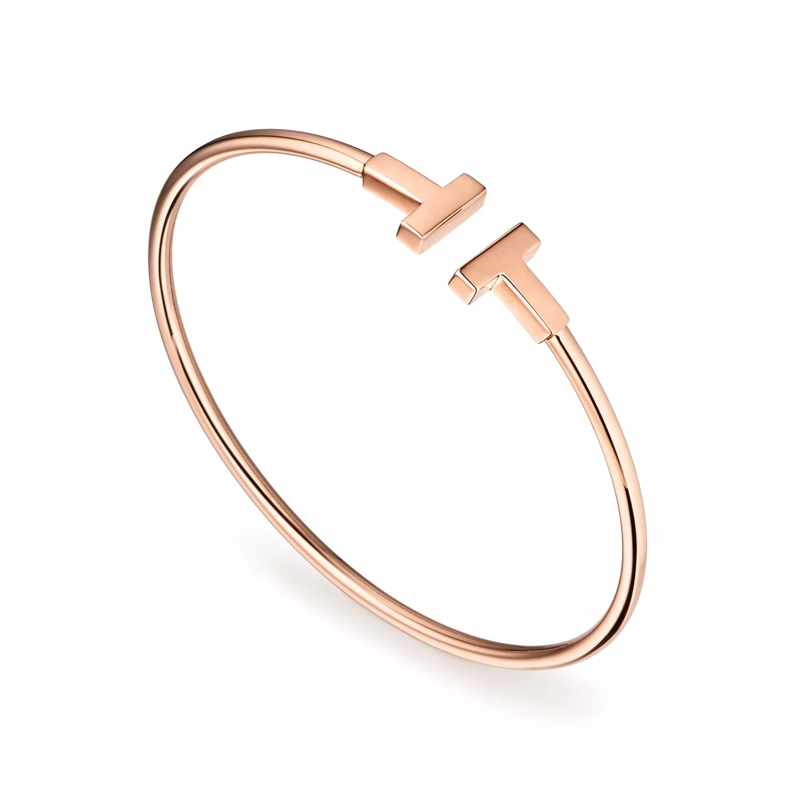 Wire Bracelet in Rose Gold
