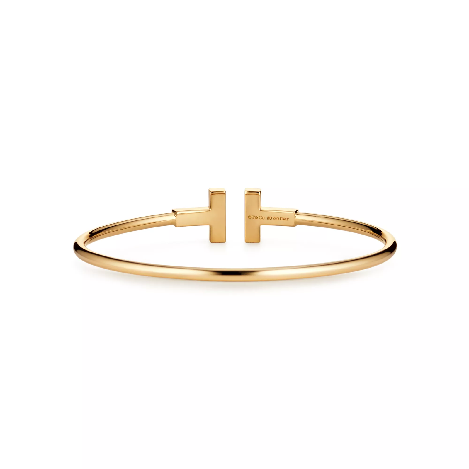 Diamond Wire Bracelet in Yellow Gold