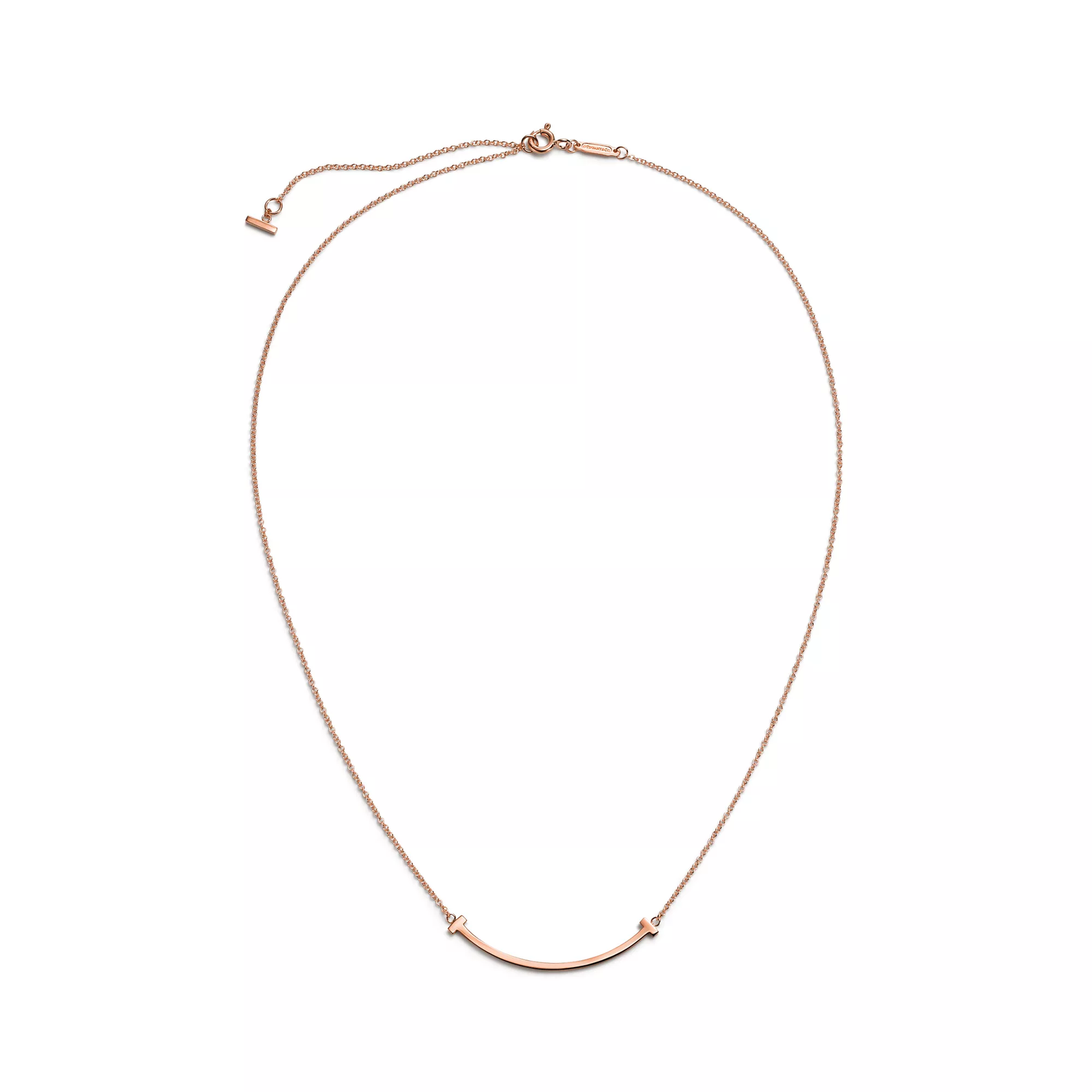Smile Pendant in Rose Gold, Small