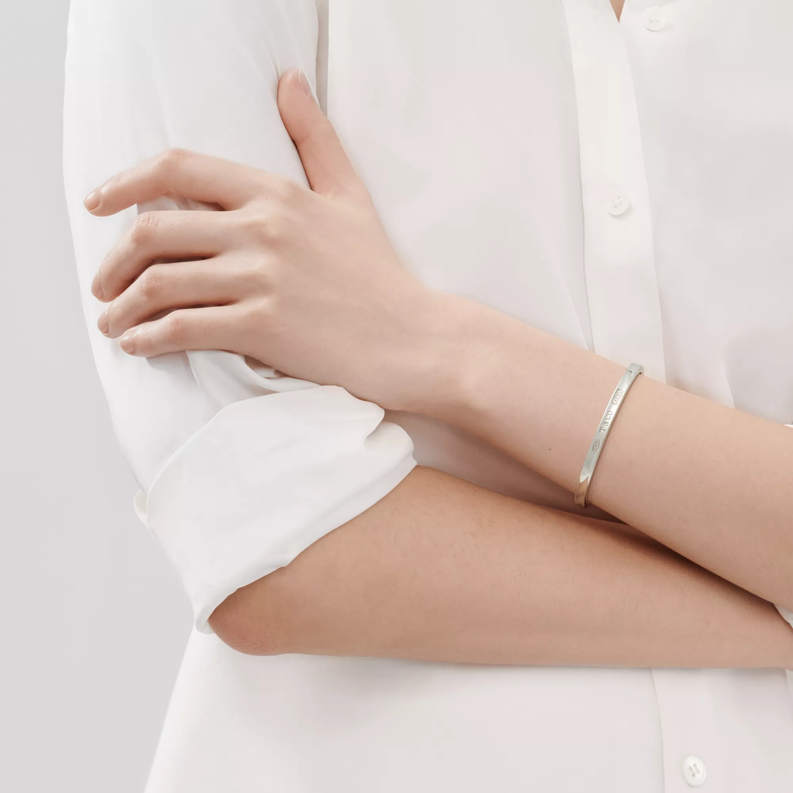 Cuff in Silver, Narrow