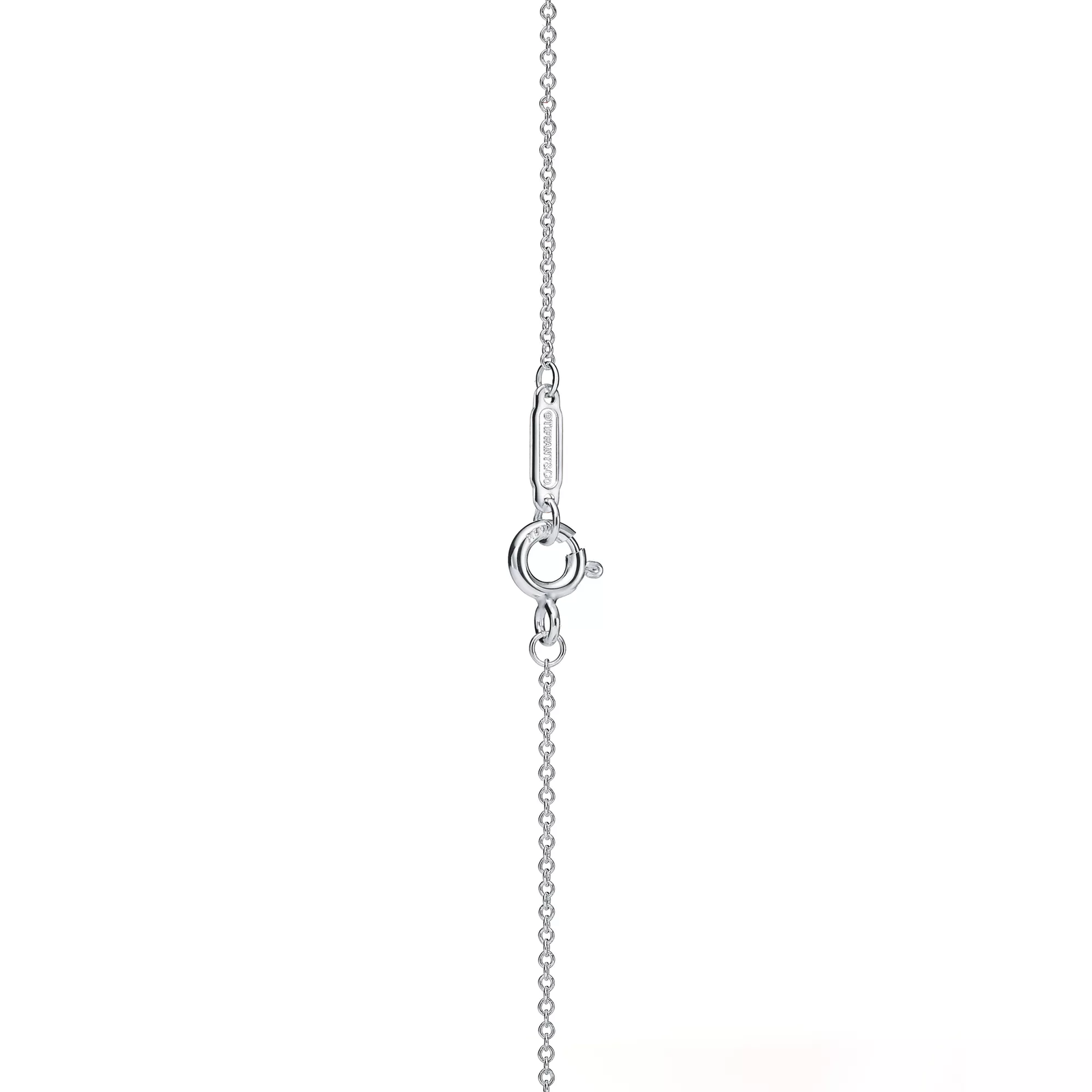 Heart Tag Pendant in Silver, Medium