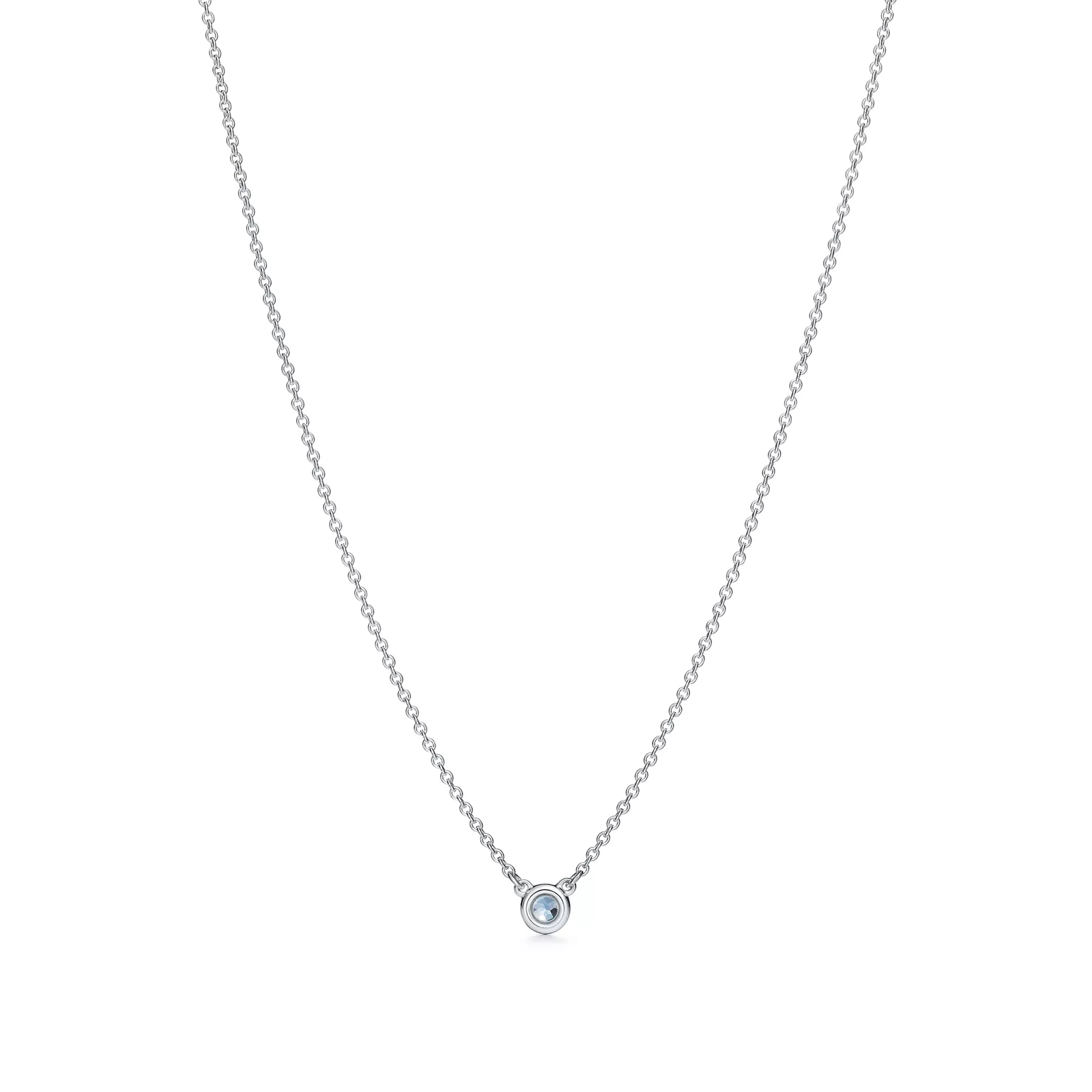 Color by the Yard Aquamarine Pendant in Silver