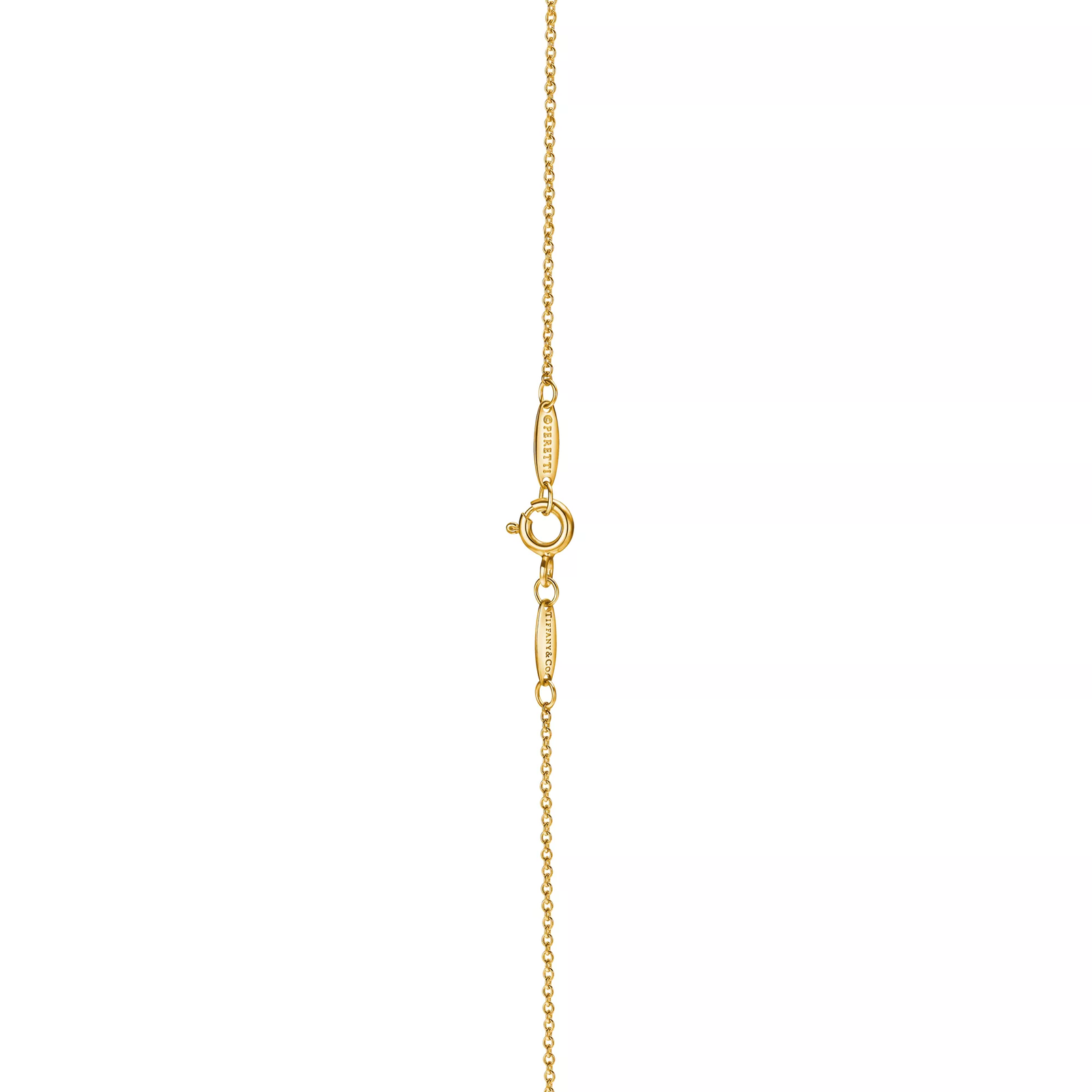 Small Alphabet Pendant in Yellow Gold