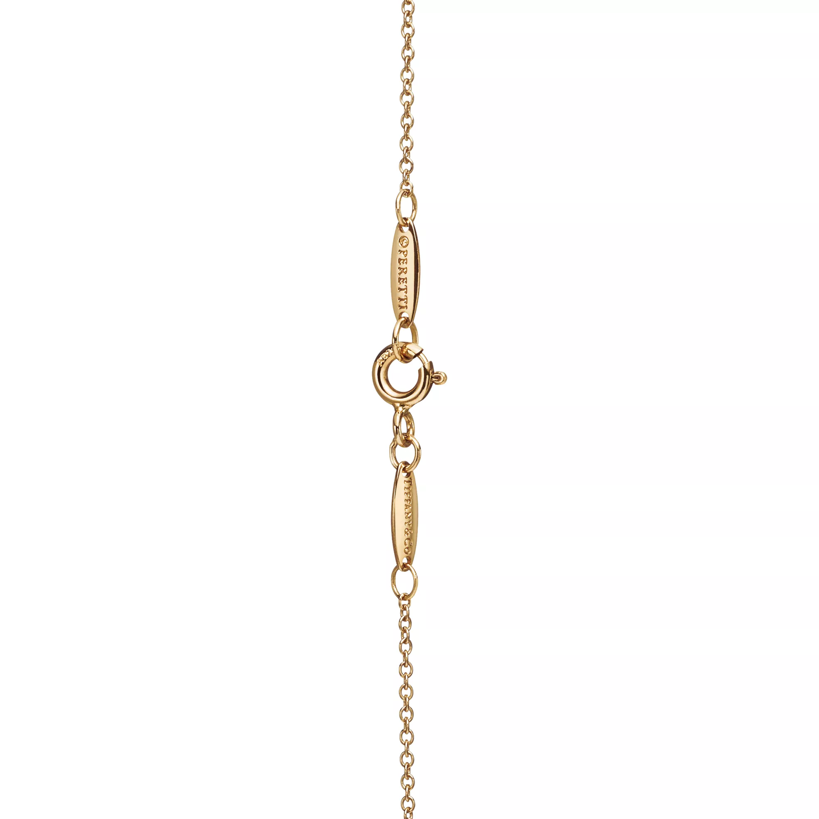 Bean design Pendant in Yellow Gold, 18 mm