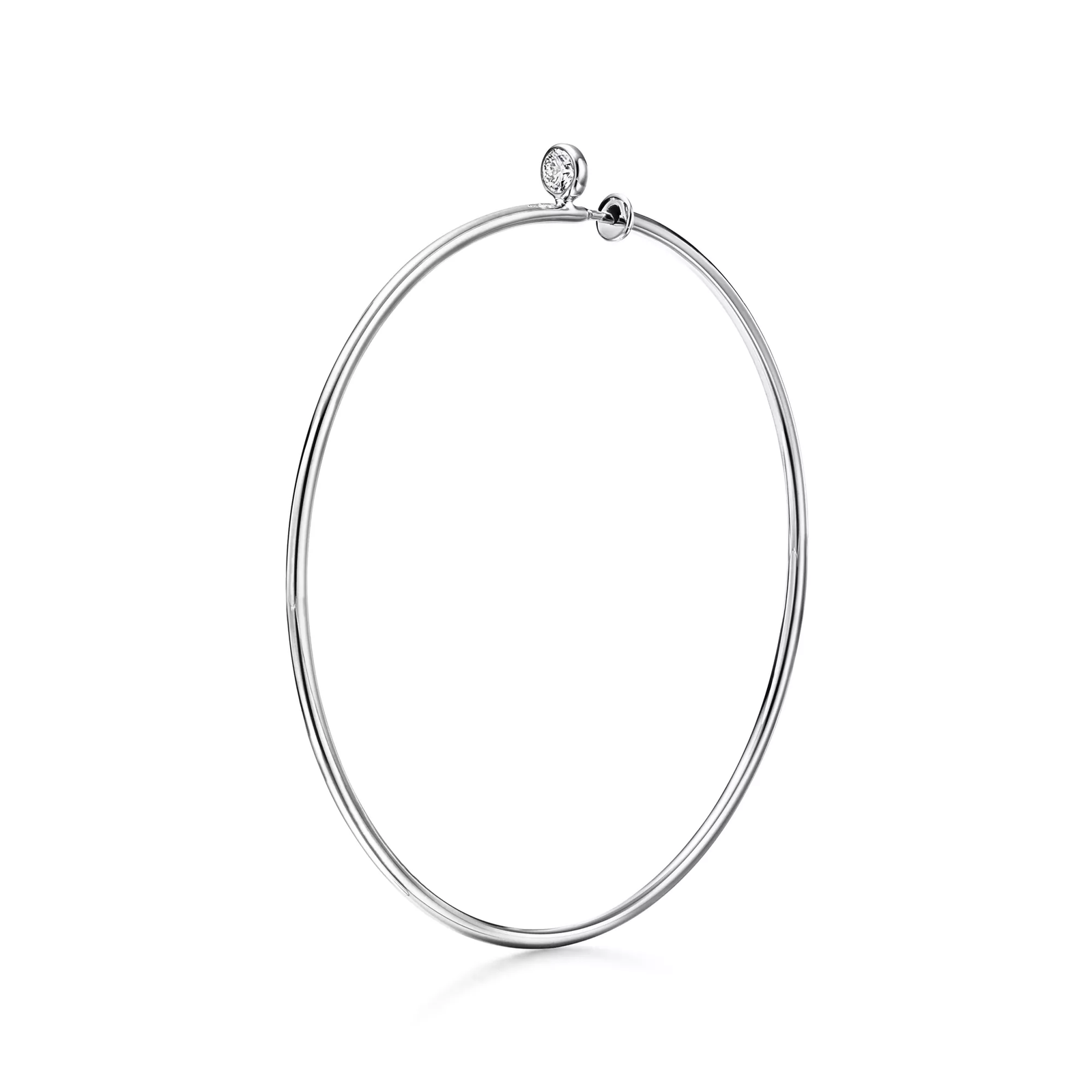 Diamond Hoop Earrings