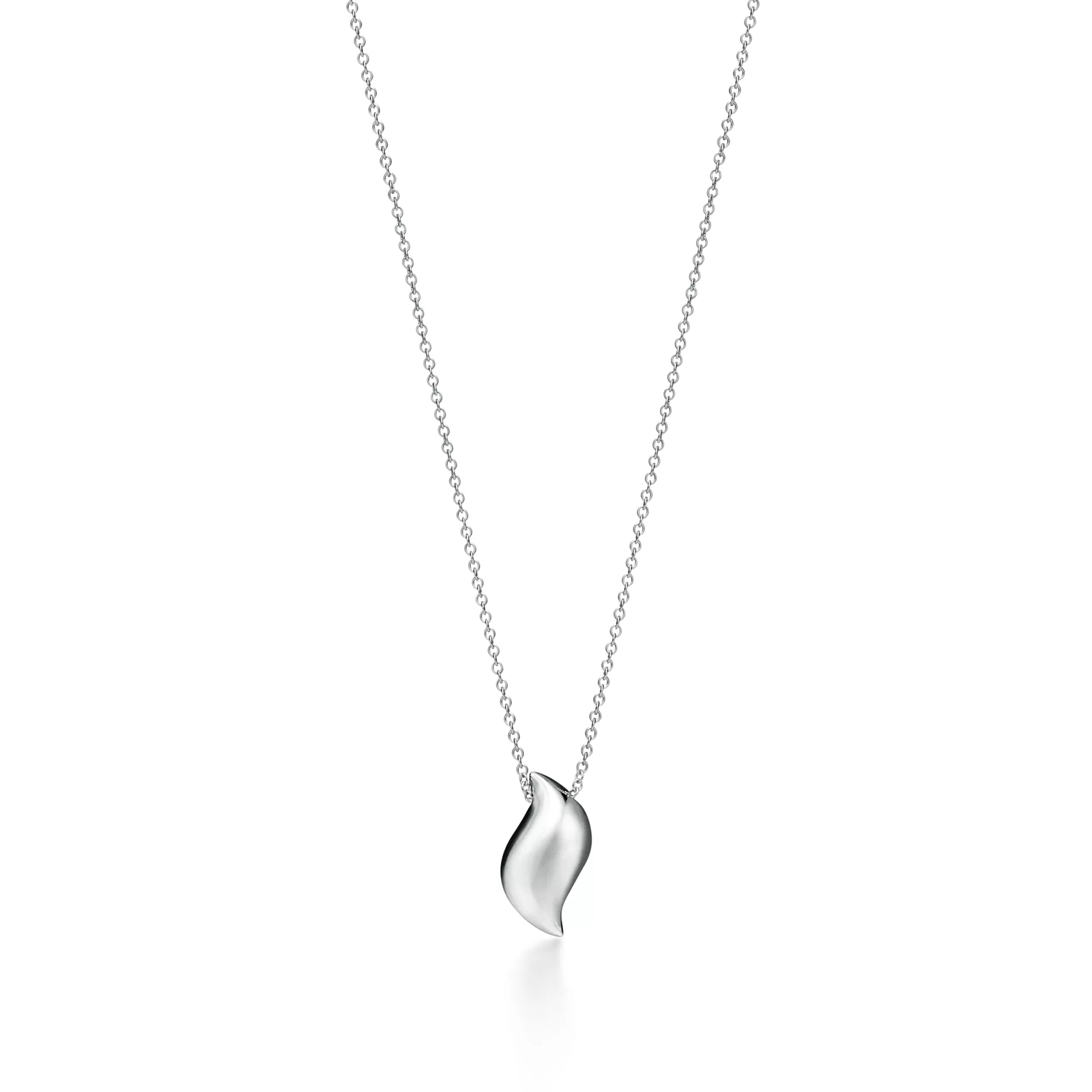 Feather Pendant in Sterling Silver