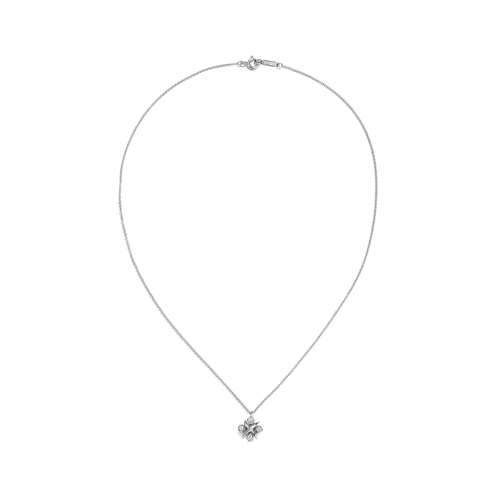 Pendant in Platinum with Diamonds