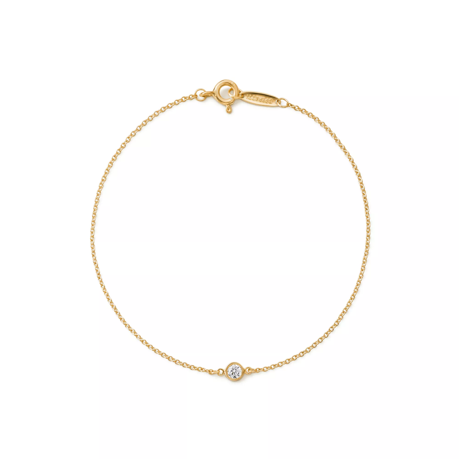 Diamonds by the Yard Single Diamond Bracelet in Yellow Gold
