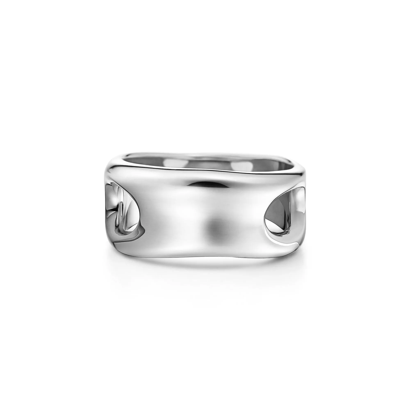 Open Side Ring in Sterling Silver