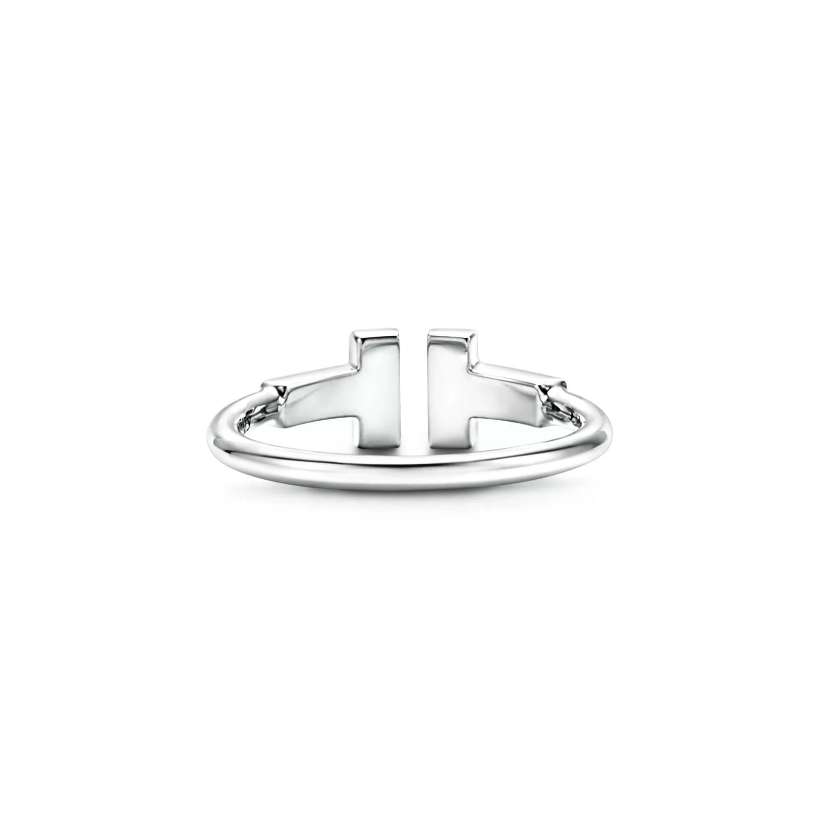 Diamond Wire Ring in White Gold
