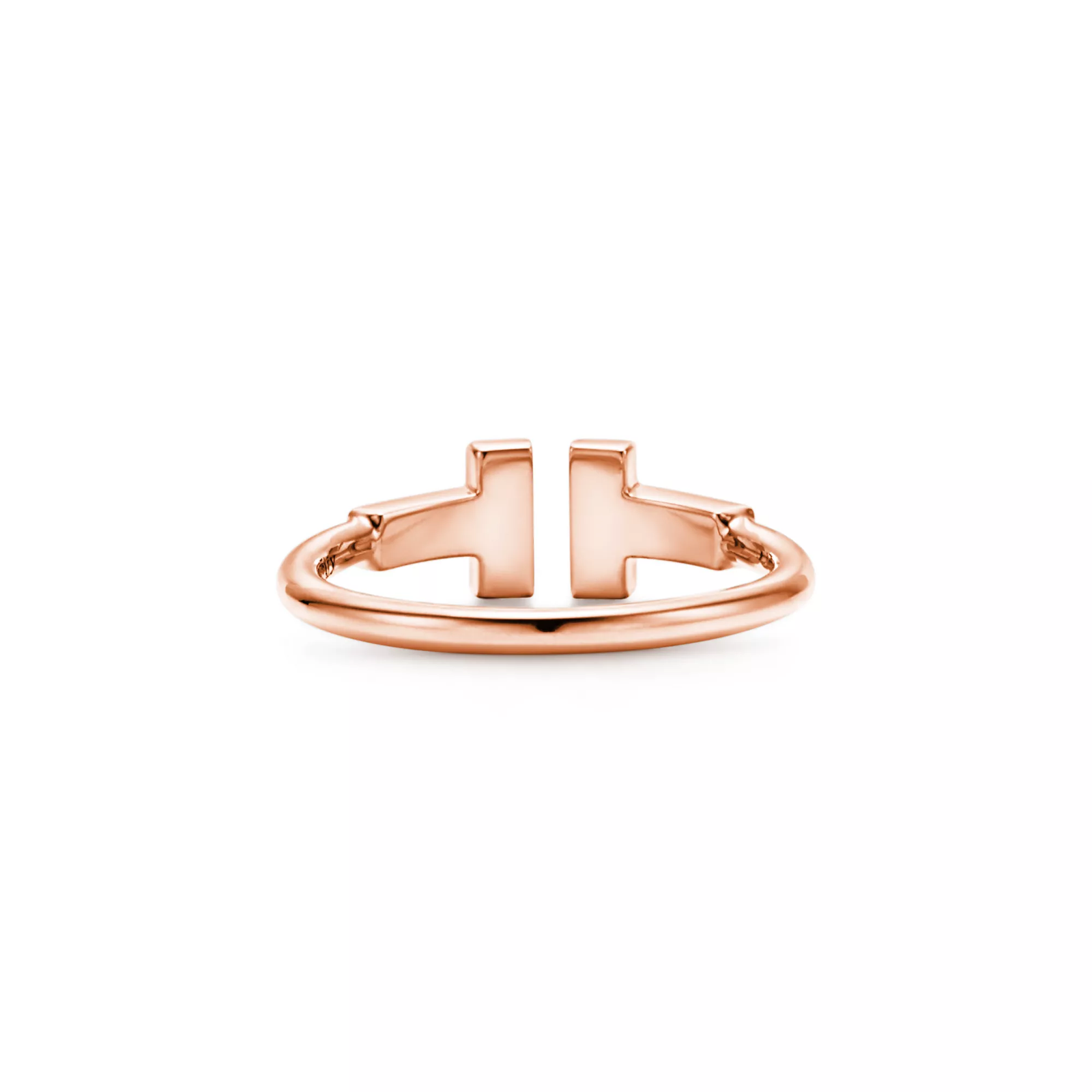 Diamond Wire Ring in Rose Gold