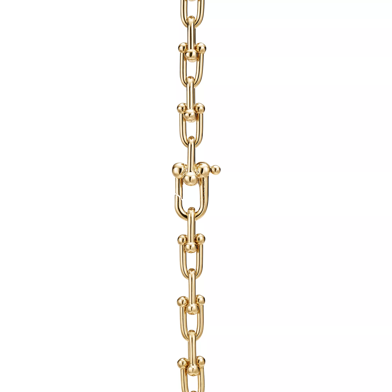 Small Link Necklace in Yellow Gold