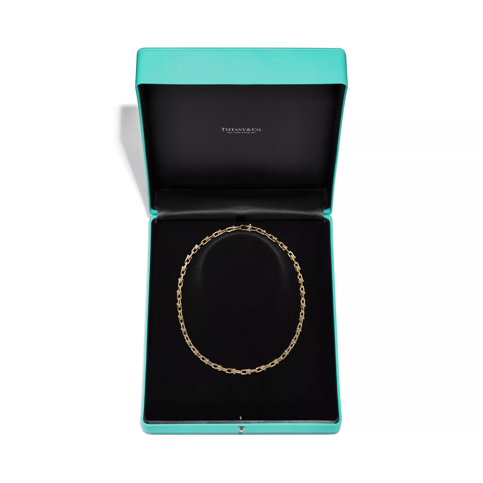 Small Link Necklace in Yellow Gold