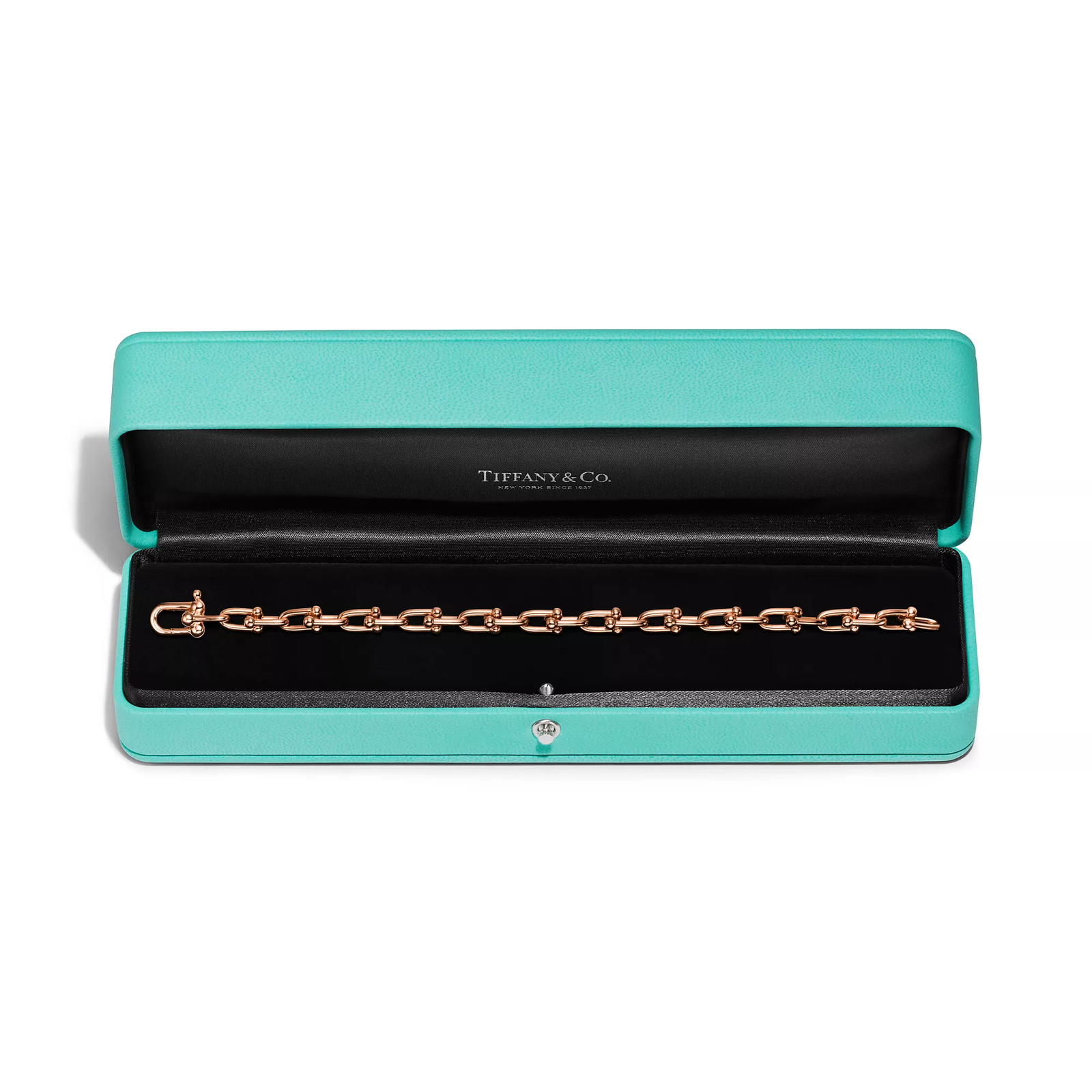 Small Link Bracelet in Rose Gold