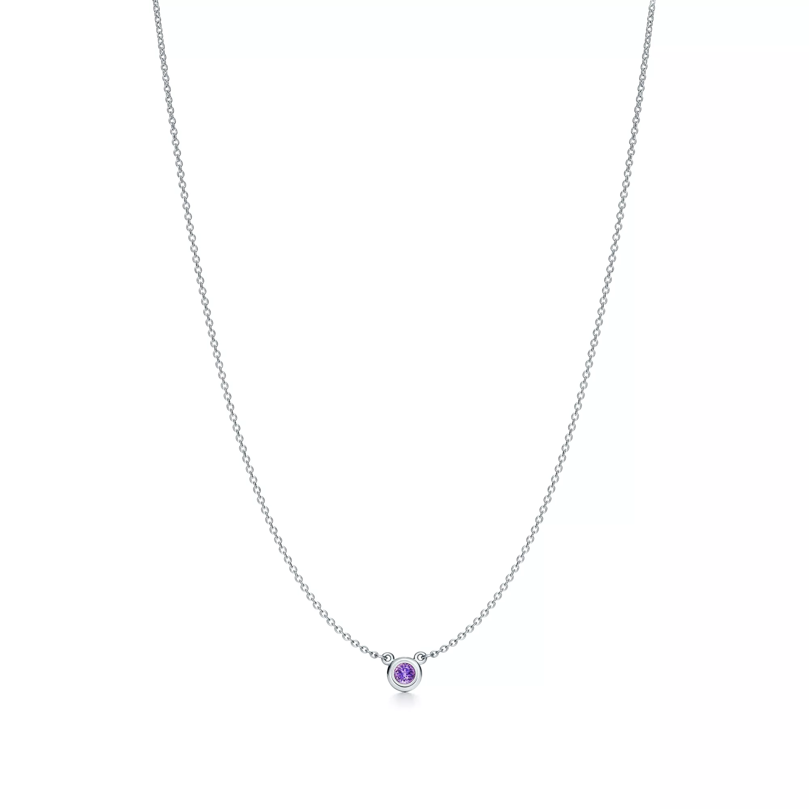 Color by the Yard Amethyst Pendant in Silver