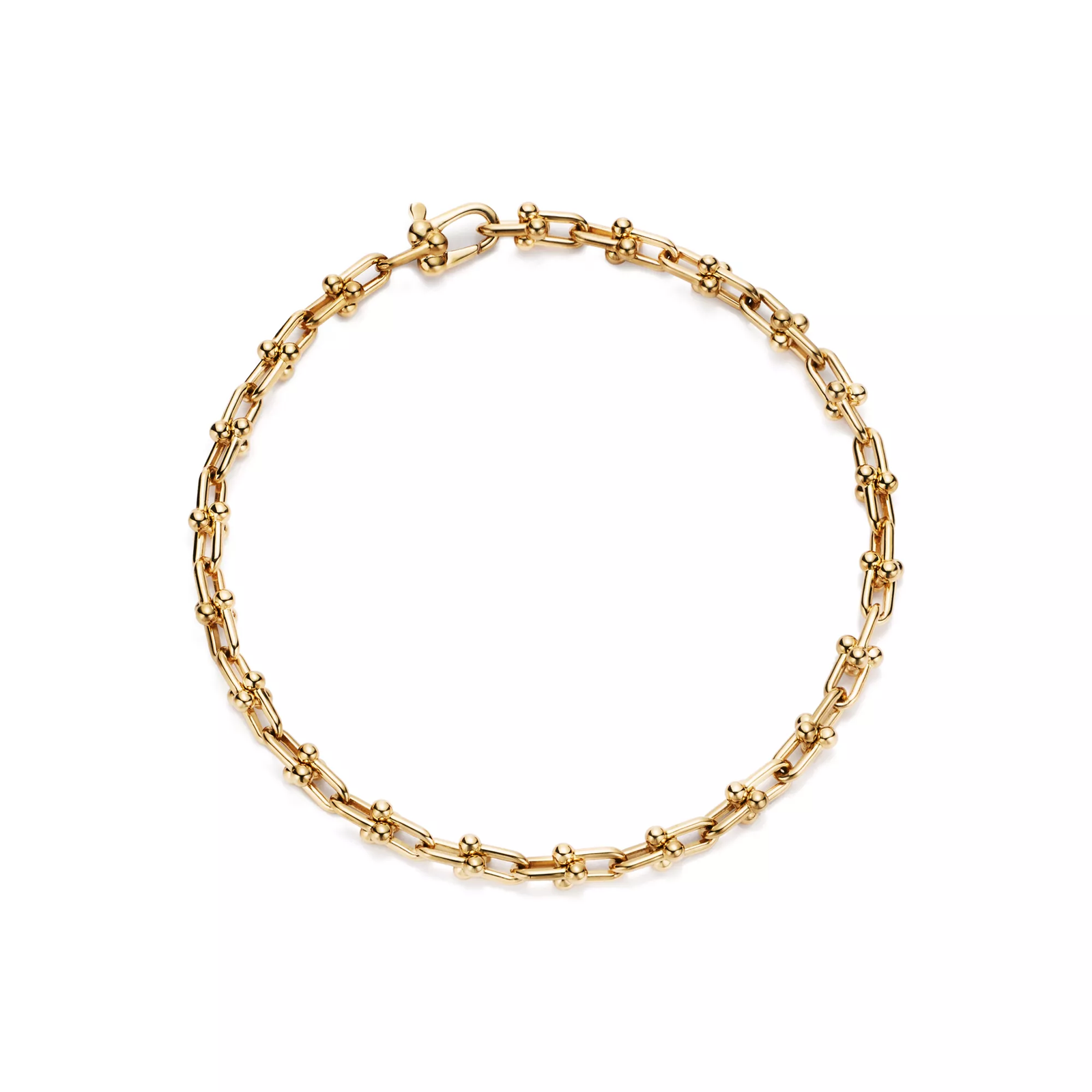 Micro Link Bracelet in Yellow Gold