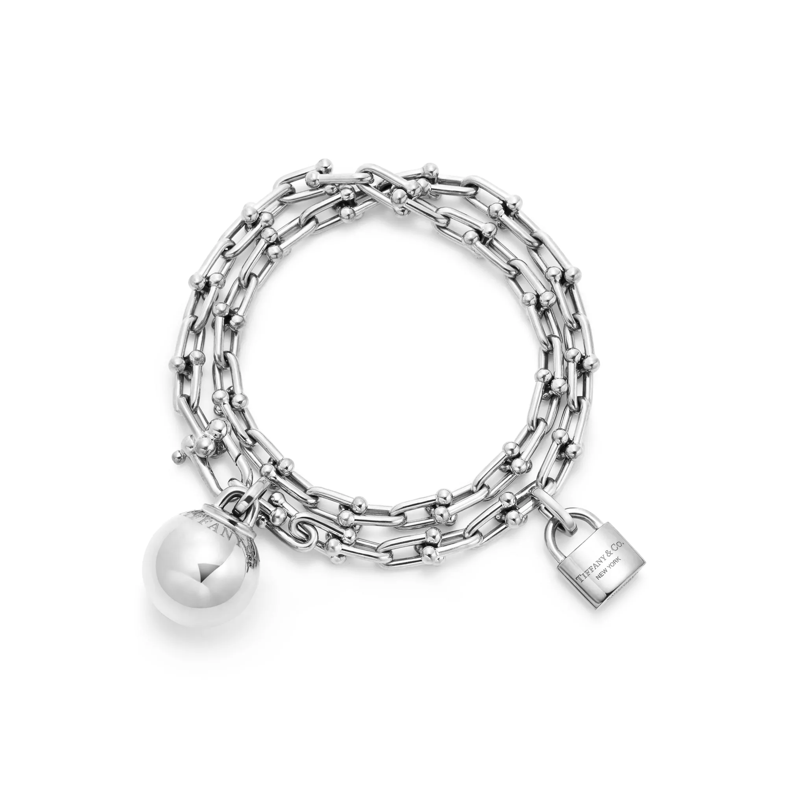 Small Wrap Bracelet in Sterling Silver