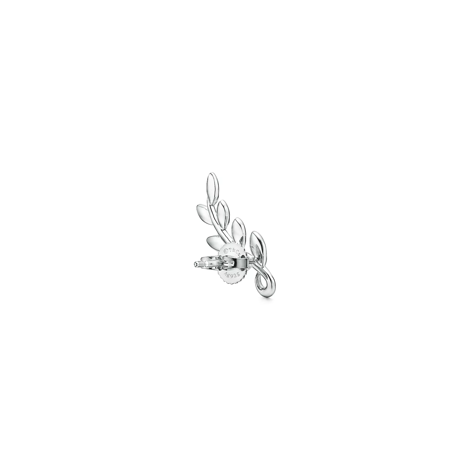 Olive Leaf Climber Earrings