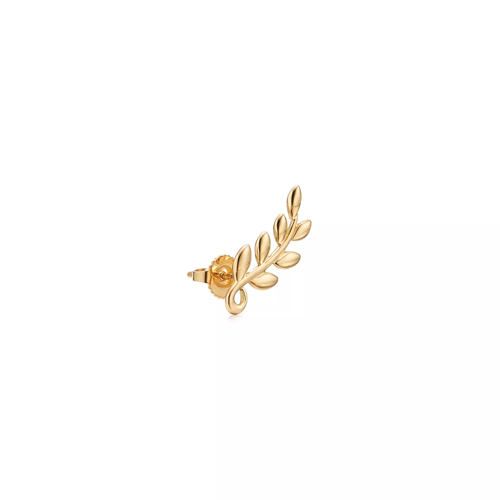 Olive Leaf Climber Earrings