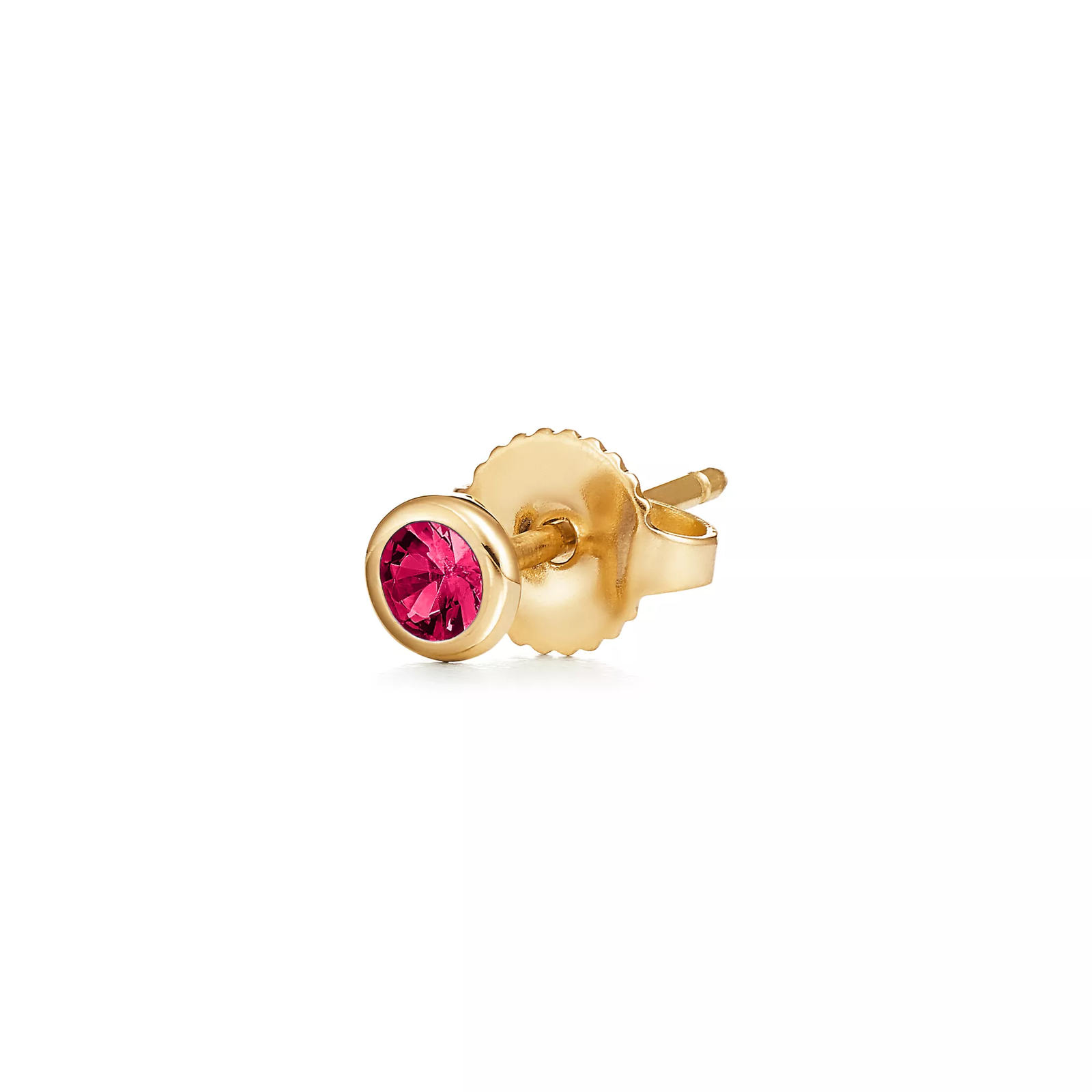 Color by the Yard Earrings in Yellow Gold with Rubies