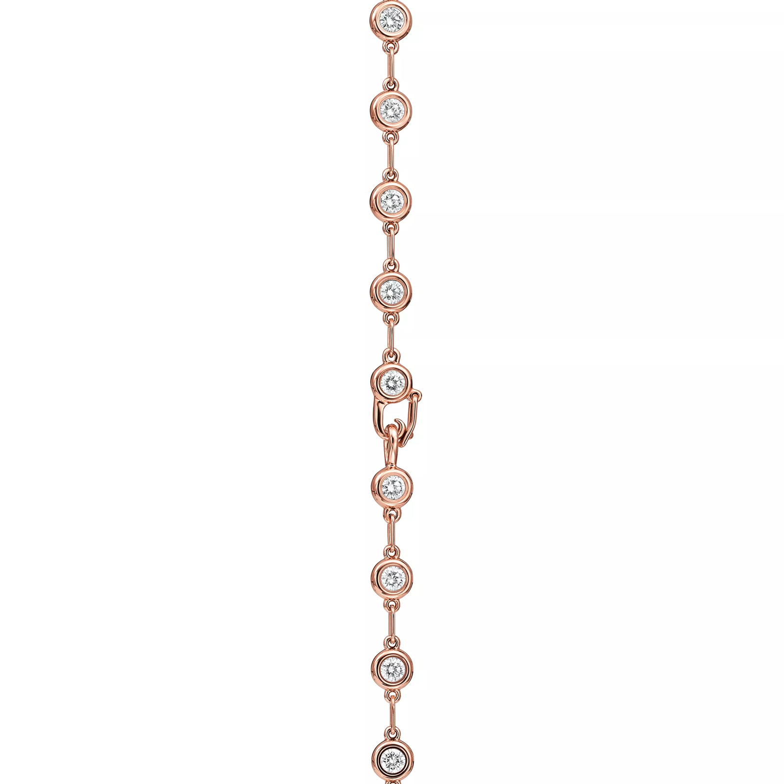 Diamonds by the Yard Continuous Necklace in 18k Rose Gold