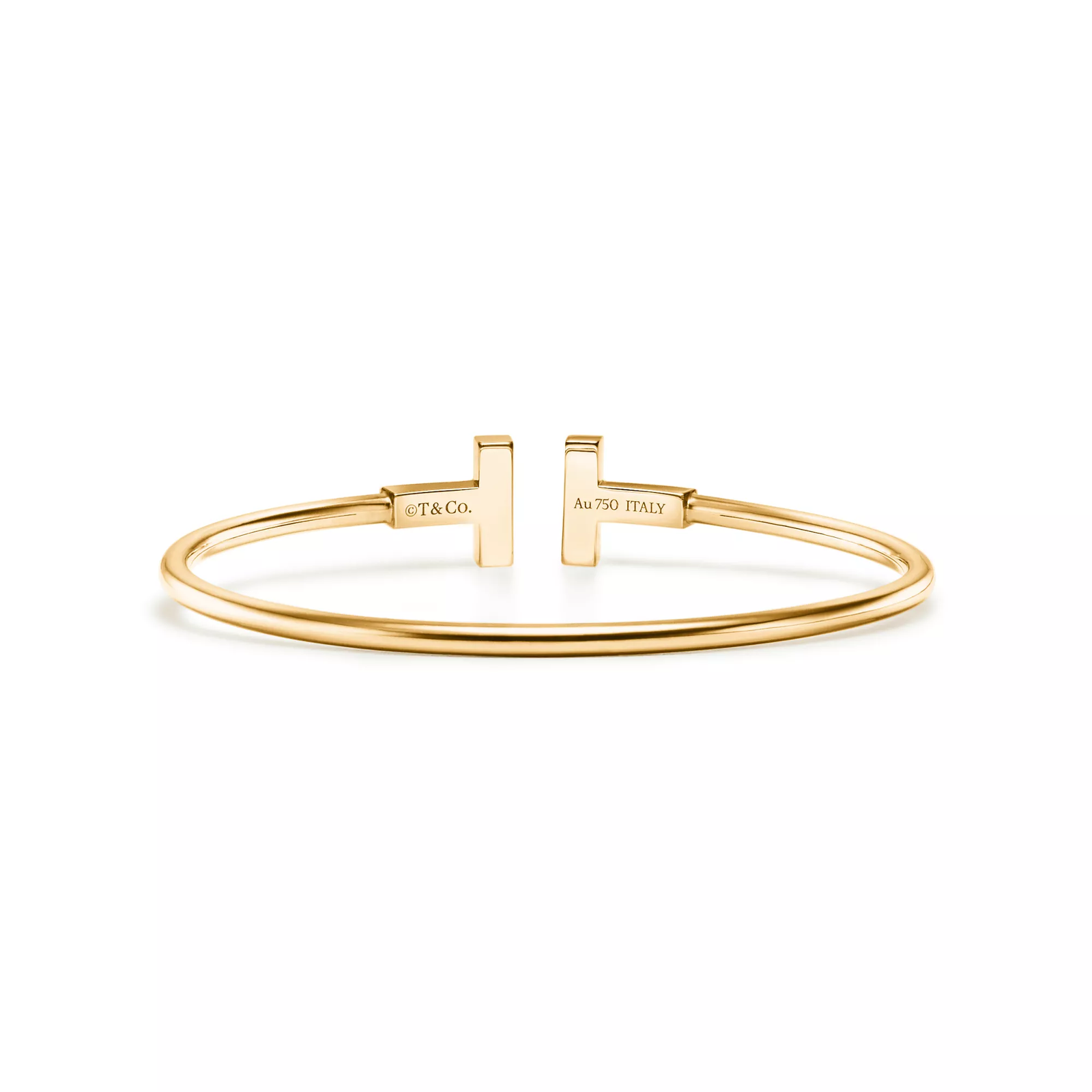 Wire Bracelet in Yellow Gold with Turquoise and Diamonds