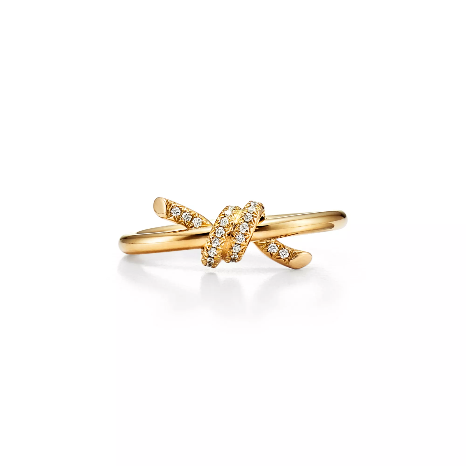 Ring in Yellow Gold with Diamonds