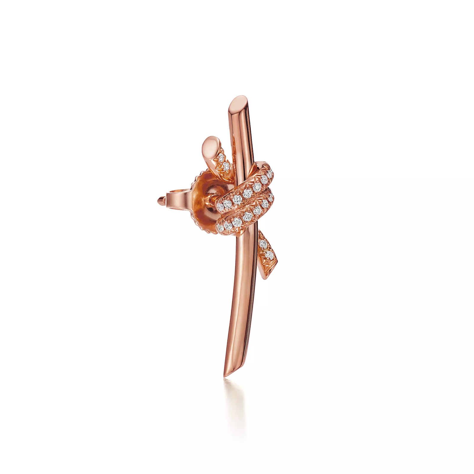 Earrings in Rose Gold with Diamonds
