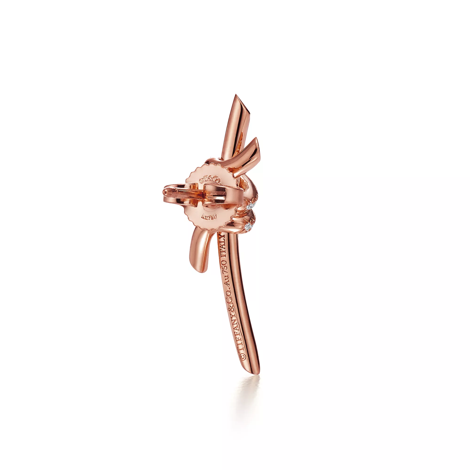 Earrings in Rose Gold with Diamonds
