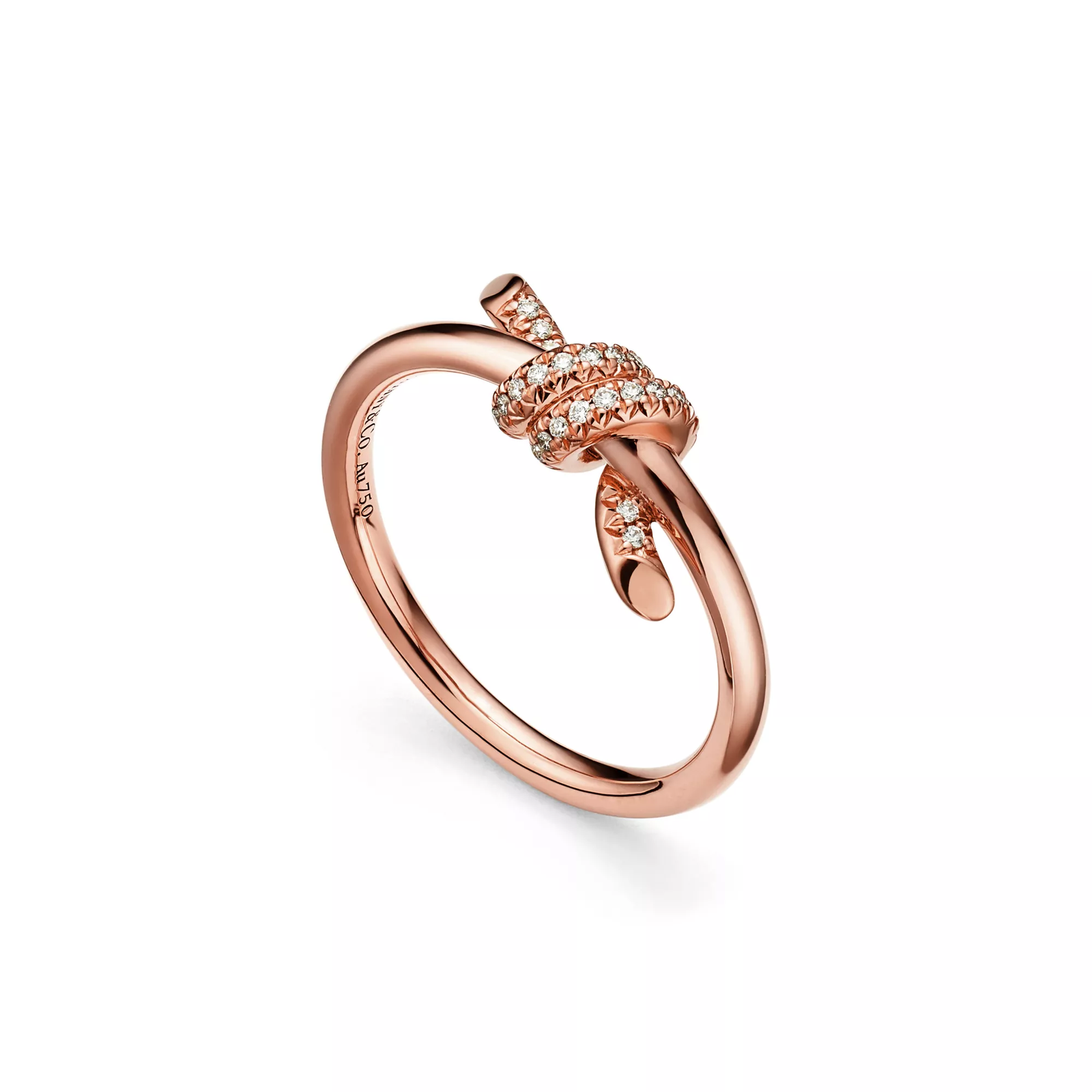 Ring in Rose Gold with Diamonds