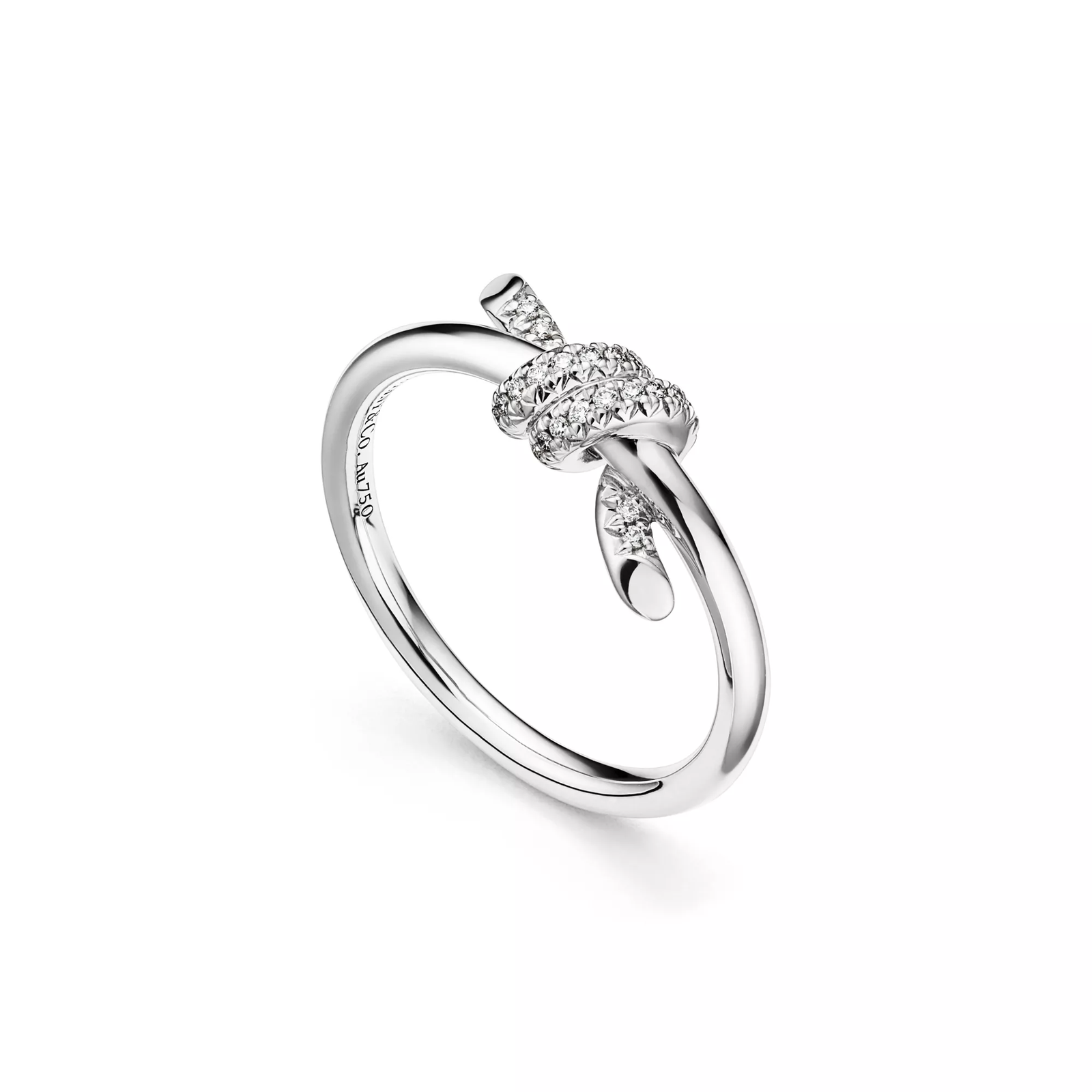 Ring in White Gold with Diamonds