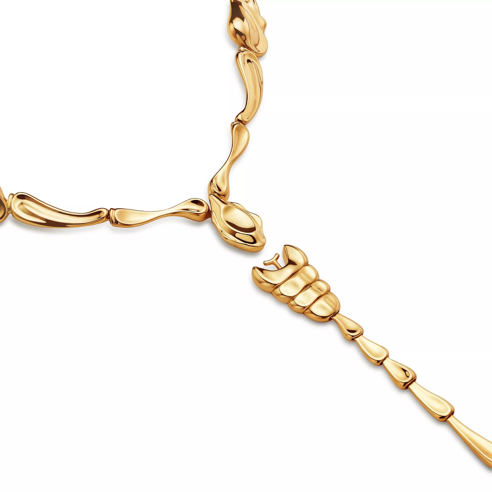 Scorpion Necklace in Yellow Gold