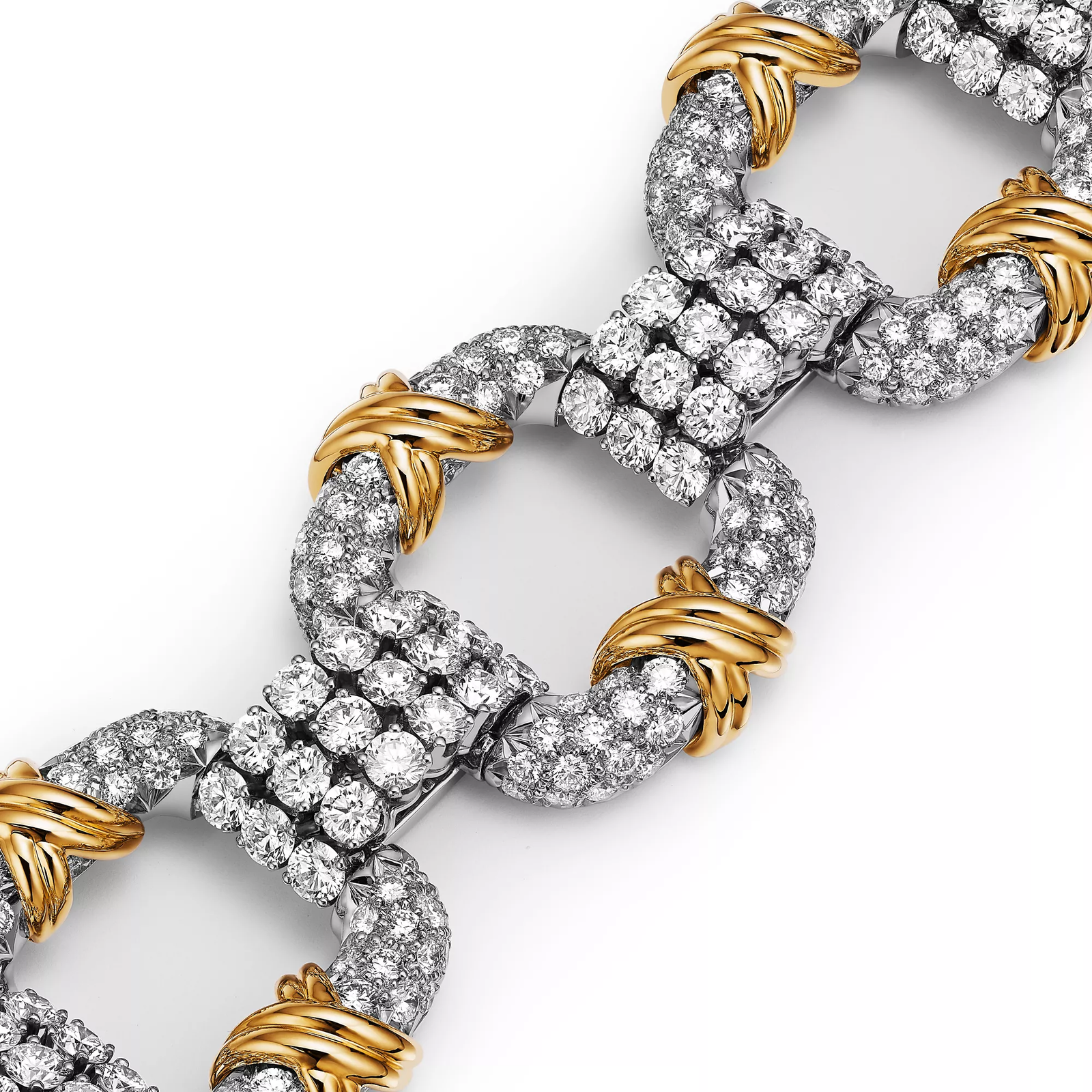 Cooper Bracelet in Platinum and Yellow Gold