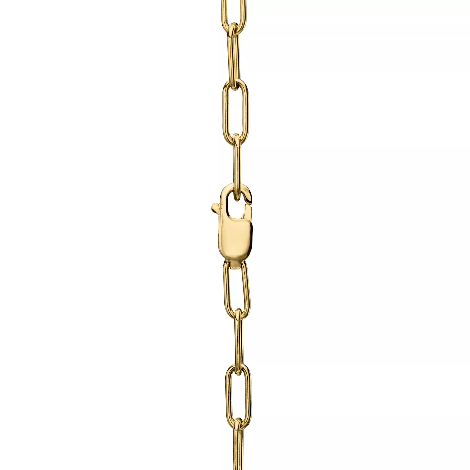 Pendant in Yellow Gold with Diamonds, Medium