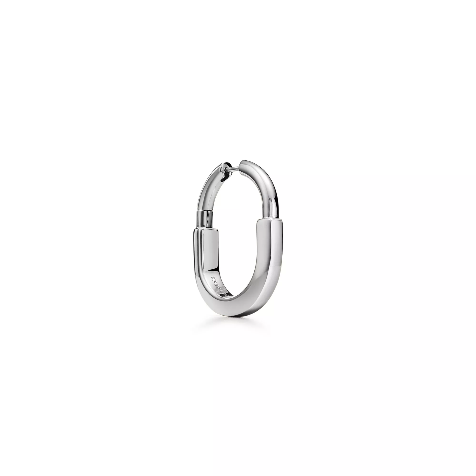 Earrings in White Gold, Medium