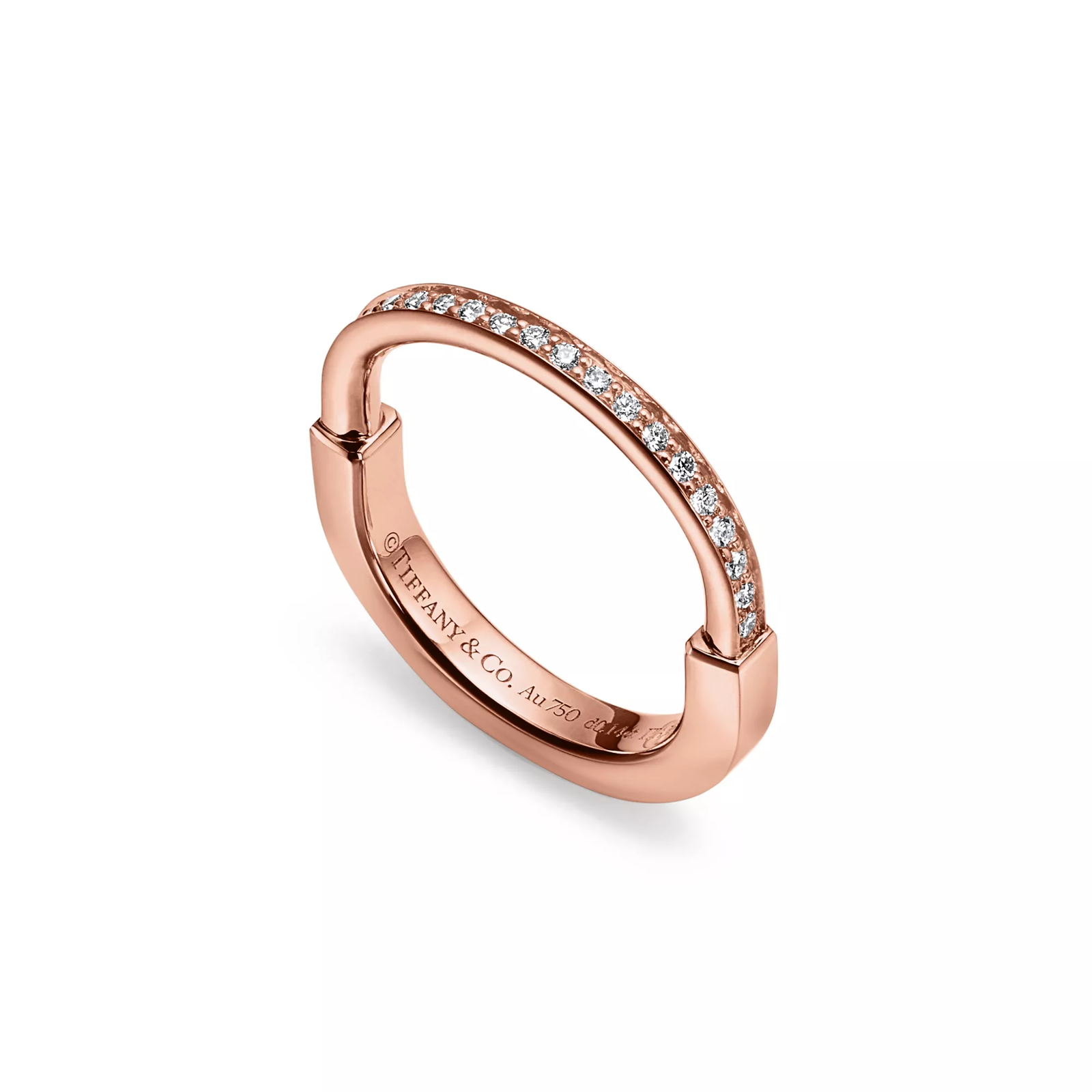 Ring in Rose Gold with Diamonds