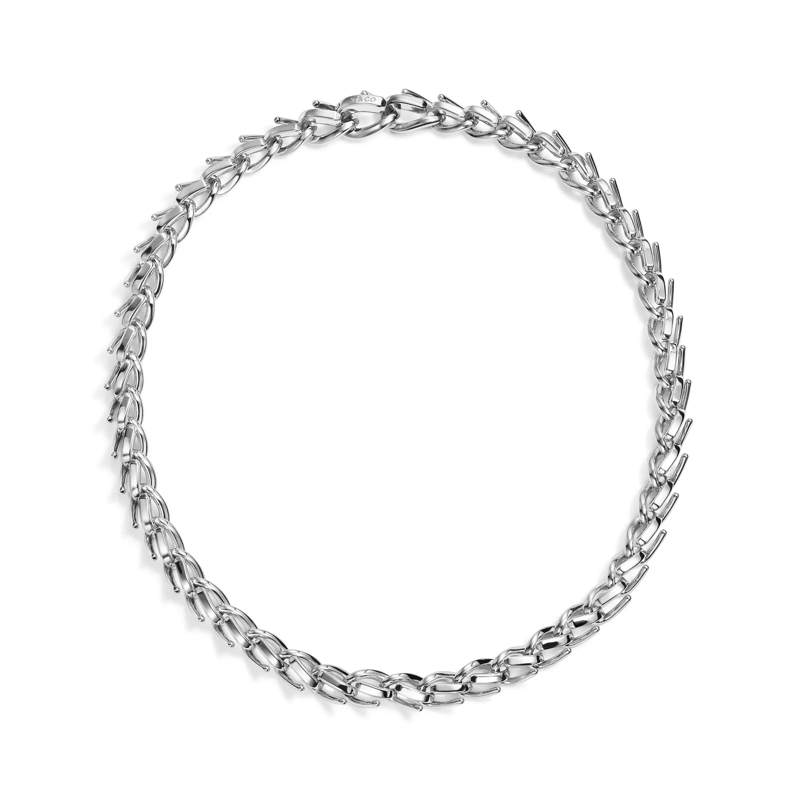 Medium Link Necklace in High-polished Sterling Silver