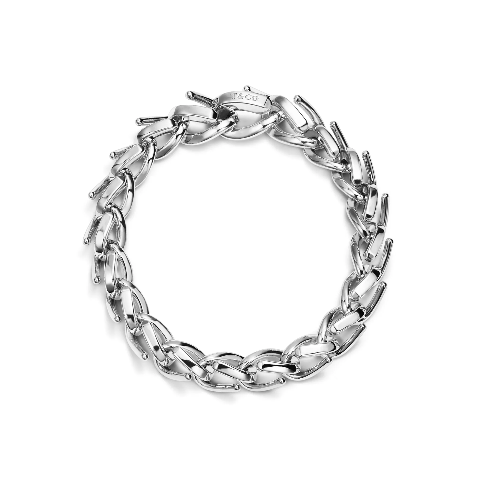 Medium Link Bracelet in High-polished Sterling Silver