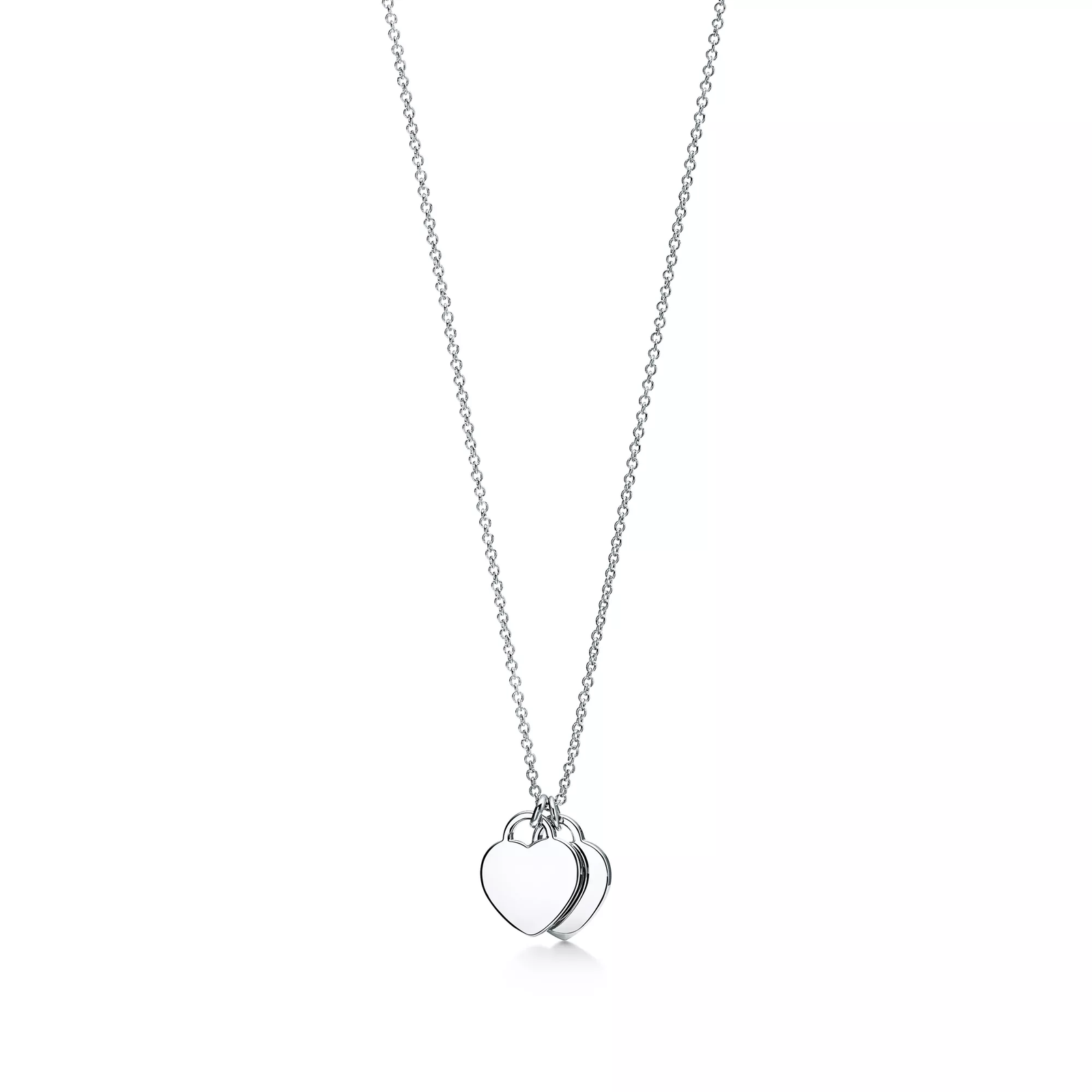 Heart Pendant and Earrings Set, Limited Edition in Silver with Diamonds, Mini