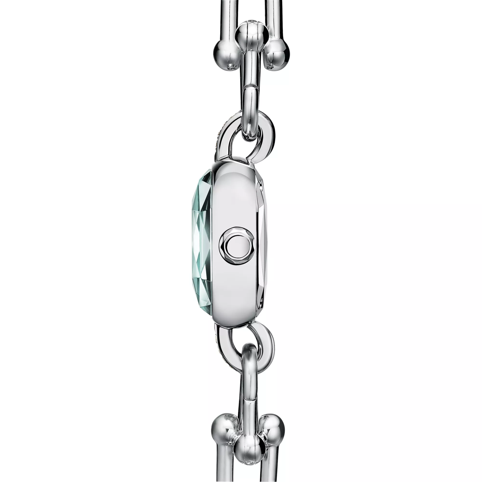 Watch in Sterling Silver and Steel with Diamonds