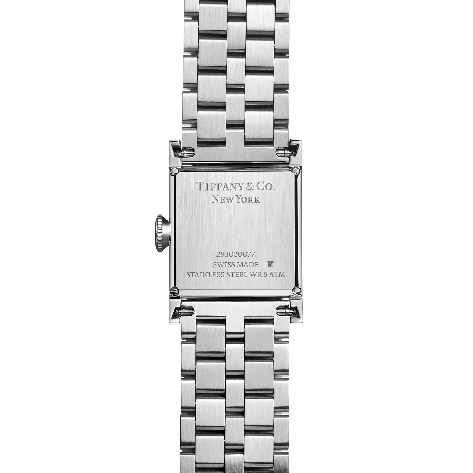 20 mm Watch in Steel with a White Dial