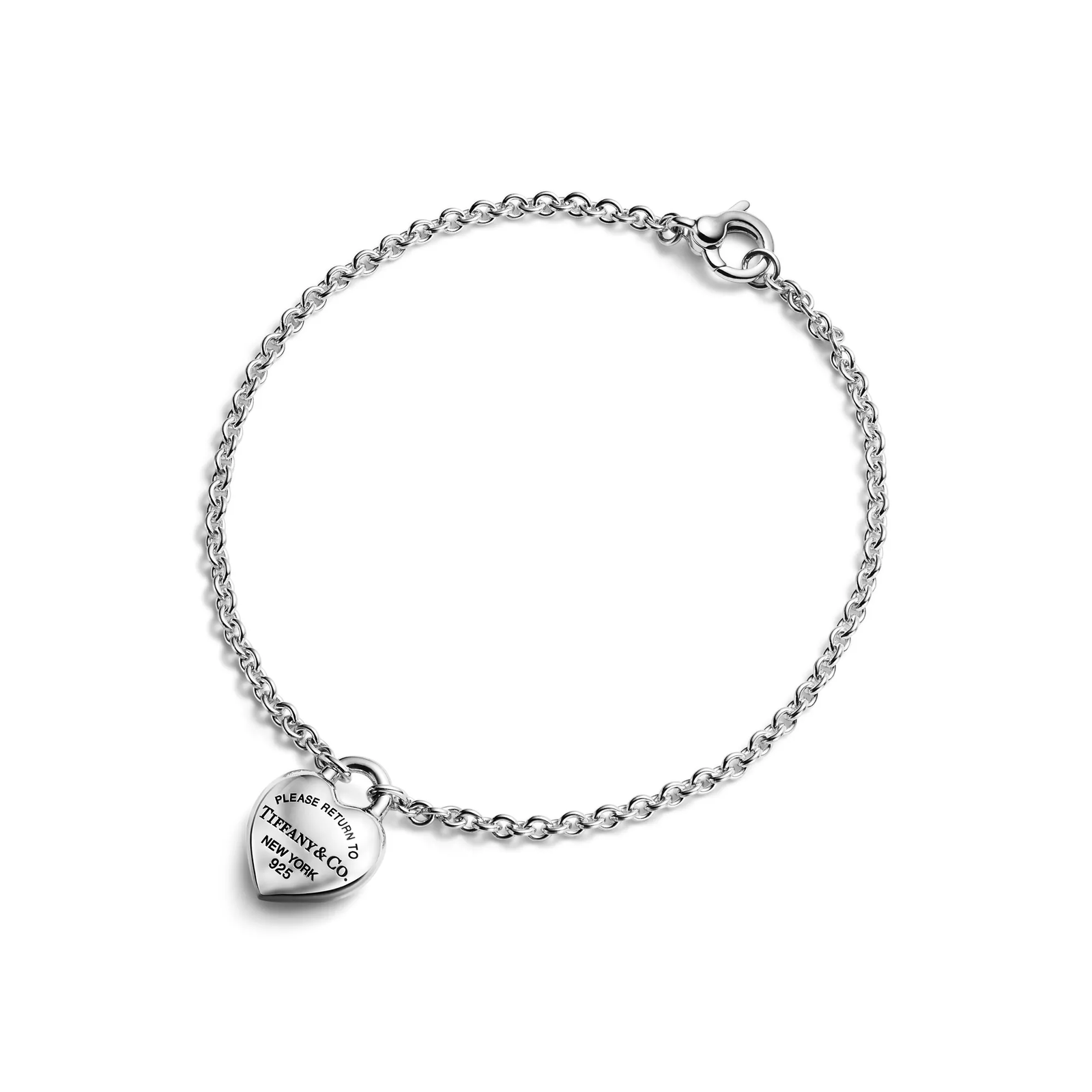 Full Heart Bracelet in Sterling Silver