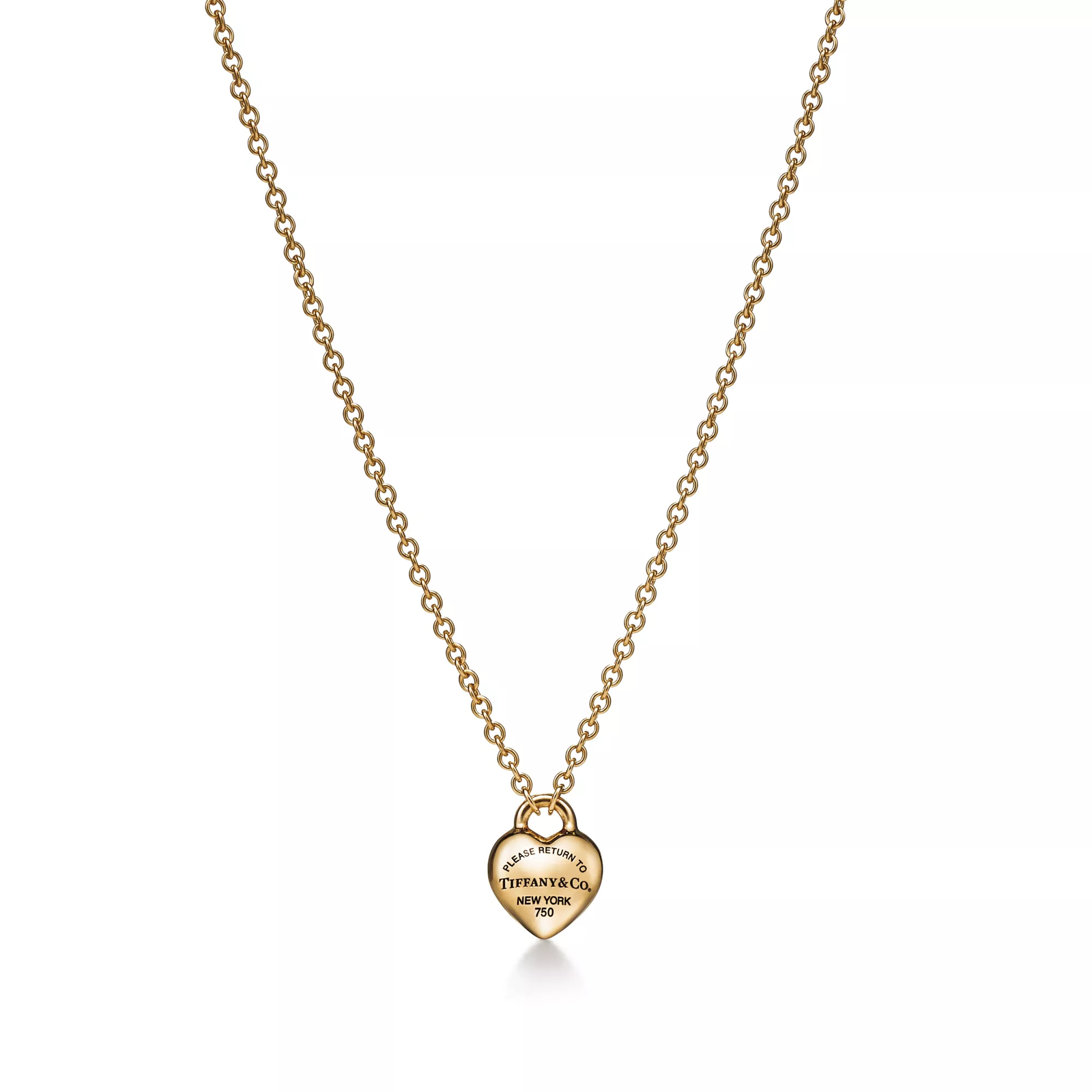 Full Heart Pendant in Yellow Gold