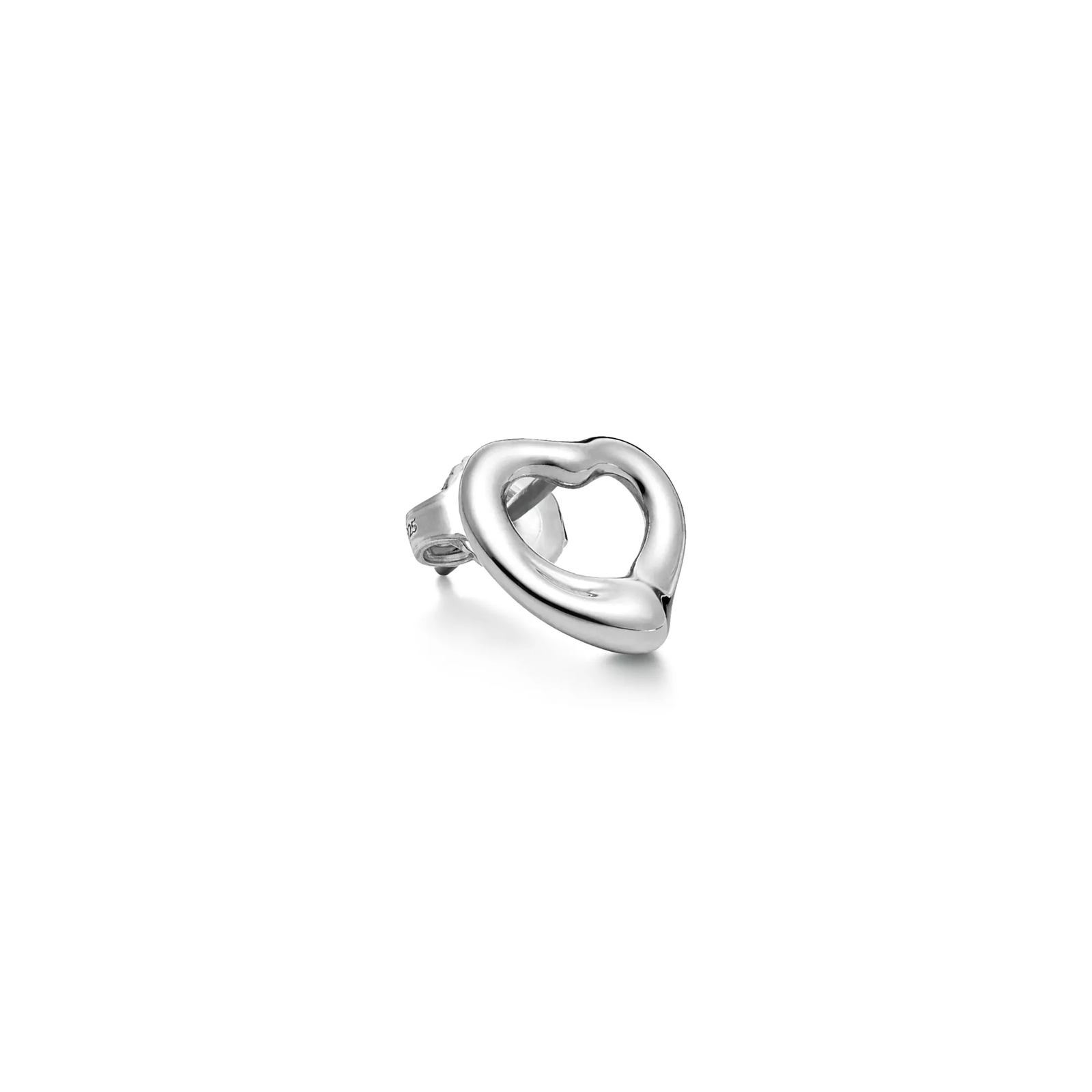 Open Heart Pendant and Earrings Set in Sterling Silver
