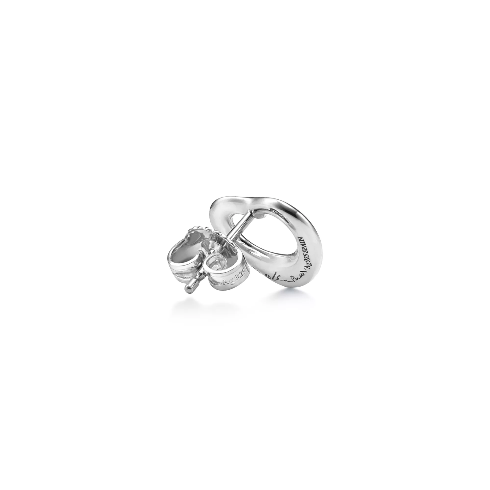 Open Heart Pendant and Earrings Set in Sterling Silver