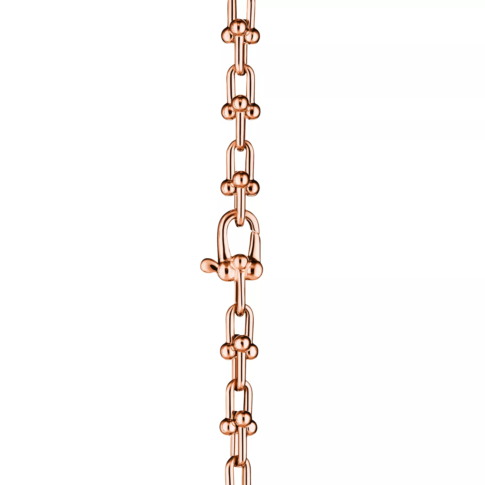 Micro Link Necklace in Rose Gold