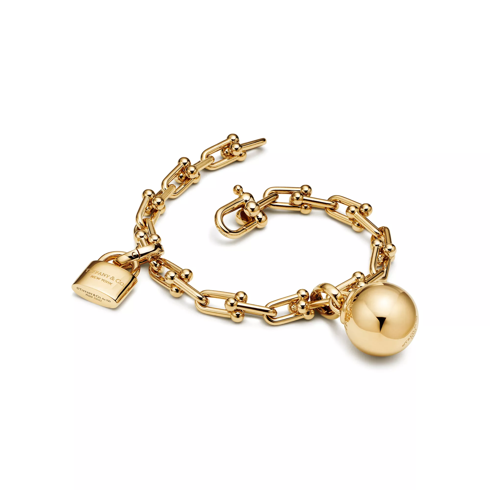Small Single Wrap Bracelet in Yellow Gold